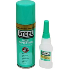 Popüler Sepet Steel CK-6361 100ML+8GR Hızlı Yapıştırıcı BX40
