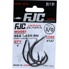 Fjc 4747 Sea Bass Black Nikel Japon Levrek Iğnesi