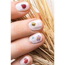 Artikel Arı Tırnak Dövmesi, Tırnak Tattoo, Nail Art, Tırnak Sticker