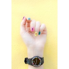Artikel Eğlence Sembolleri Tırnak Dövmesi, Tırnak Tattoo, Nail Art, Tırnak Sticker