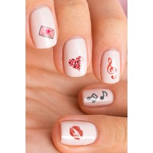 Artikel Aşk Sembolleri Tırnak Dövmesi, Tırnak Tattoo, Nail Art, Tırnak Sticker