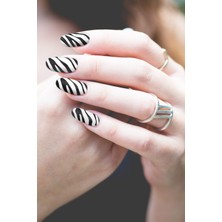 Artikel Zebra - 1 Tırnak Dövmesi, Tırnak Tattoo, Nail Art, Tırnak Sticker