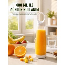tp Şarjlı Taşınabilir Smoothie Blender 400 ml Kablosuz Meyve ve Içecek Blenderı - Lisinya