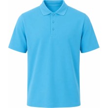Ayışığı %100 Pamuk Polo Yaka Tişört |Baskı ve Nakışa Uygun Nefes Alabilir Rahat Kesim Yazlık Penye T-Shirt