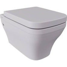 Bocchı Bocchi - Firenze Rimless Asma Klozet Mat Gri - 1304-006-0128