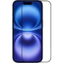 Bzontech Apple iPhone 16 Uyumlu Ekran Koruyucu 9d Tam Kaplayan Kavisli
