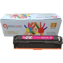 QPRİNT TONER Hp 207A Muadil Toner Çipsiz Kırmızı W2213A Garantili Toner Yeni Versiyon M255 Mfp M282 Mfp M283
