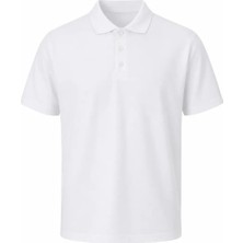 Ayışığı %100 Pamuk Polo Yaka Tişört |Baskı ve Nakışa Uygun Nefes Alabilir Rahat Kesim Yazlık Penye T-Shirt