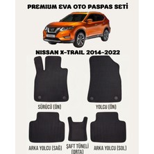 Feyza Oto Nissan X-Trail Serisi 2014 - 2022 Arası Araca Özel Premium Eva Paspas Takımı 2 Yıl Garantili Araca Birebir Uyumlu Kalıplar