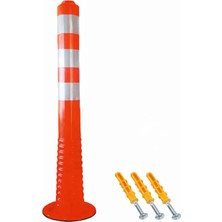 Evelux Tpe Esnek Delinatör 70 cm – Soketli Şerit Ayırıcı, Reflektif Uyarıcı, Yol Dubası (12272 Ub R)