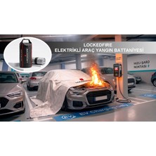 Lockedfire Lıte-Han 6X8M Araç Yangın Battaniyesi - Elektrikli Araç ve Fosil Yakıt Araç Yangın Müdahale Örtüsü