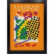 Kaynock Matisse 12, Henri Matisse, Modern, Contemporary Art, Sanat, Dijital Tasarım Tablo Siyah