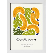 Kaynock Banana, Meyve, Minimal, Ev Dekorasyon, Mutfak Kafe Dekorasyon Poster Tablo