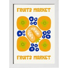 Kaynock Orange Pepper, Meyve, Minimal, Ev Dekorasyon, Mutfak Kafe Dekorasyon Poster Tablo