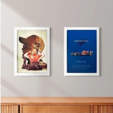 Kaynock Sebastian Vettel 2'li Set, Formula 1, F1, Red Bull, Ferrari, Poster Tablo Dijital Tasarım