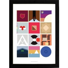 Kaynock Kanye West Albums, Rap, Müzik, Music, Poster Tablo Dijital Tasarım Tablo