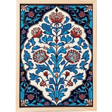 Kaynock Minimal Çini Desen D1 Poster Tablo, Pattern, Dijital Tasarım Tablo