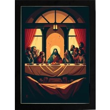 Kaynock Son Akşam Yemeği, The Last Supper, Da Vinci, Rönesans, Poster Tablo Dijital Tasarım
