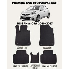 Feyza Oto Nissan Micra Serisi 2010 - 2017 Arası Araca Özel Premium Eva Paspas Takımı 2 Yıl Garantili Araca Birebir Uyumlu Kalıplar