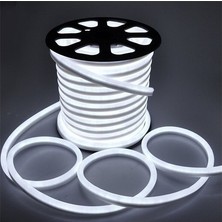 Belirtilmemiş Neon Hortum Işık Beyaz LED Şerit Aydınlatma 220 Volt 50MT