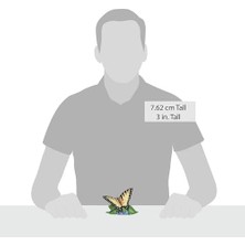 Skygo Revify Jim Shore Heartwood Creek Mini Kırlangıç Kuyruğu Kelebek Incir Heykelcik 3 Inç, Çok Renkli