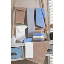 Skygo Revify 12'li El, Yüz ve Mutfak Havlusu Seti - 30X50 Cm, Yüksek Su Emiciliği, Yumuşak ve Şık, HS-12LIMUTFAK-GRI