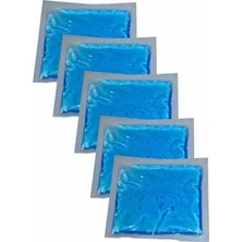 5 Adet Soğuk -Sıcak Jel Kompres Termojel - Cold Ice Pack Termojel 13X13 Ebatında