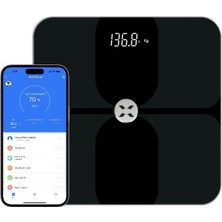 Akıllı Tartı | Mobil Kontrol Vücut Analizli Yağ Ölçer Bluetooth Dijital Baskül X8703