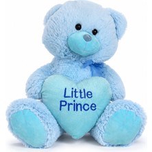 45 cm Little Prince Kalpli Mavi Pelüş Ayıcık – Yumuşak Oyuncak