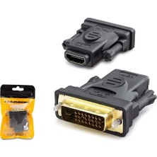 Hadron HN4001 DVI To HDMI Çevirici 24+1 M/f Yüksek Performanslı HDMI Bağlantı Uyumlu