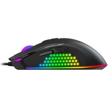 Skygo Revify Kablolu Rgb Işıklı Programlanabilir Gaming Mouse – 7 Tuş, 16 Milyon Renk Seçeneği, 2000-7000 Dpı, USB Bağlantı MS814