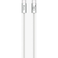 Pell X-28 240W Pd Type-C To Type-C Ultra Hızlı Örgülü Şarj Kablosu 1m