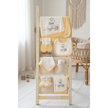 Bebek Star Erkek Zürafa Desenli Sarı 10'lu Hastane Çıkışı Seti