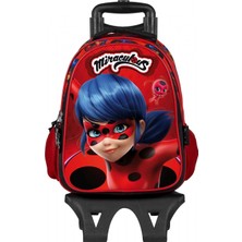Ümit Çanta Miraculous Ladybug İki Bölmeli Çekçek İlkokul Çantası Kız Çocuklar İçin 2030