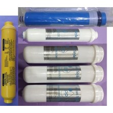 Enessu 6 lı Kapalı Kasa inline filtre 2,5" su filtresi su arıtma mineral filtreli