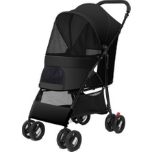 Euro Dog Eurodog Katlanabilir Köpek Arabası Siyah 67X47X98 cm