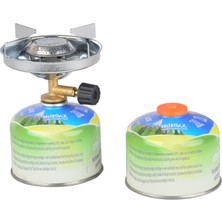 Nurgaz Troya Kamp Ocağı 230 gr Kartuşlu Güçlü Paslanmaz Brülör ile 1800 W Isı Gücü