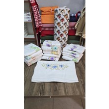 Halime Araz Gülçeyiz Gül Çeyiz Halime Araz Nakışlı Havlu