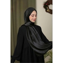 Flora Tekstil Abiye Şal Parlak Bambu Ipek Şal