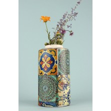 HMY Design Marcher Handmade Seramik Desenli Vazo