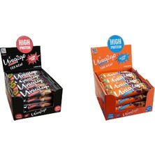 UNIQ2GO Power Midi 16'lı Kutu +  UNIQ2GO Light Midi 16'lı Kutu %100 Naturel Proteinli Bar - 32 Adet