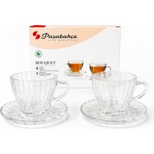 Paşabahçe 950191 Bouquet Çay Takımı 4 Lü