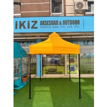 İkiz Aksesuar 2x2 Katlanabilir Sarı Gazebo Çadır