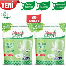 2'li Set Oksijenli Bulaşık Makinası Tableti 80 Tablet (2X40 Tablet)