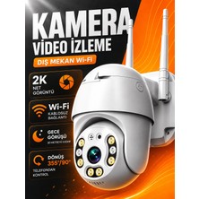 Dobest 2k Wifi Ptz Güvenlik Kamerası 360° Dönüş 30 Metre Gece Görüşü Hareket Algılama Uzaktan Izleme Telefon Kontrollü Iki Yönlü Ses Dış Mekan Kamera