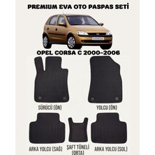 Feyza Oto Opel Corsa C Serisi 2000 - 2006 Arası Araca Özel Premium Eva Paspas Takımı 2 Yıl Garantili Araca Birebir Uyumlu Kalıplar