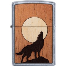 Zippo Woodchuck Howling Wolf Çakmak