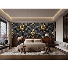 Arterior Wallpaper Art Deco Çiçek Desen Poster Duvar Kağıdı