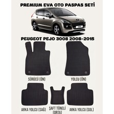 Feyza Oto Peugeot Pejo 3008 Serisi 2008 - 2015 Arası Araca Özel Premium Eva Paspas Takımı 2 Yıl Garantili Araca Birebir Uyumlu Kalıplar