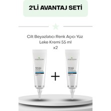Herbaderm Cilt Beyazlatıcı Renk Açıcı Yüz Leke Kremi 55 ml Ikili Set
